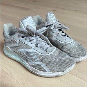 Women’s Reebok Nano Women's Light Gray and Blue Trainers